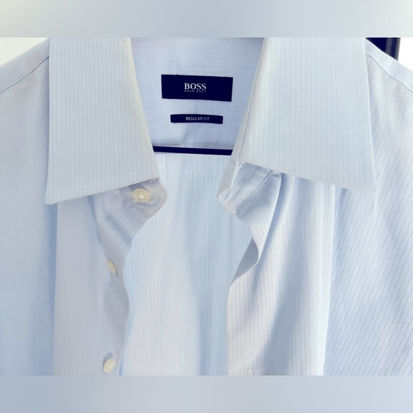 Light Blue. Textured. BOSS - Picture 2 of 5